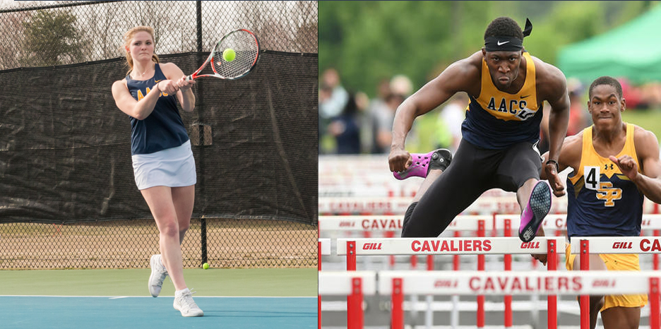 Rosacker and Alford Named May Athletes of the Month