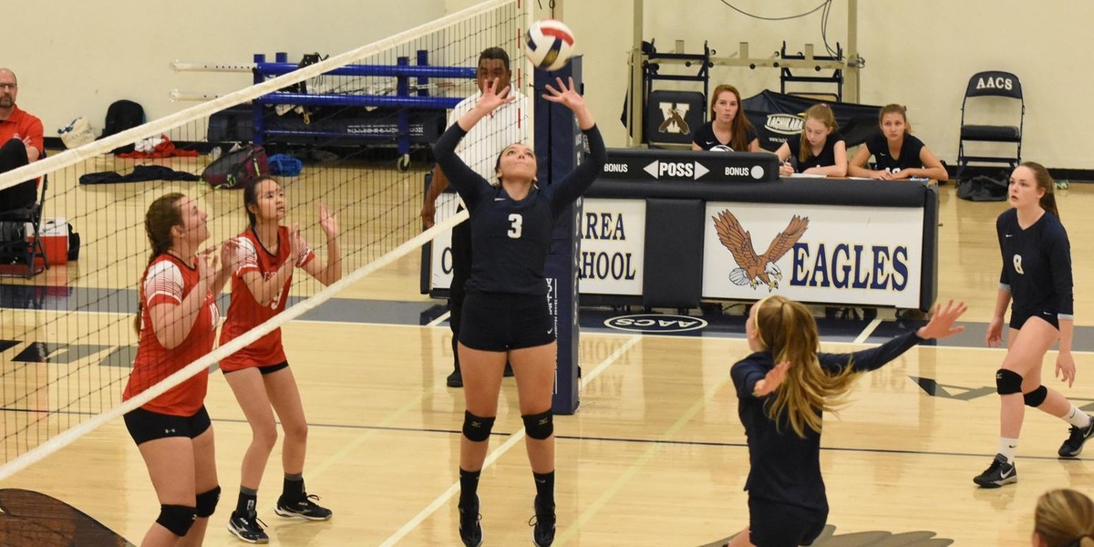 AACS Volleyball Defeats Covenant Life 3-0