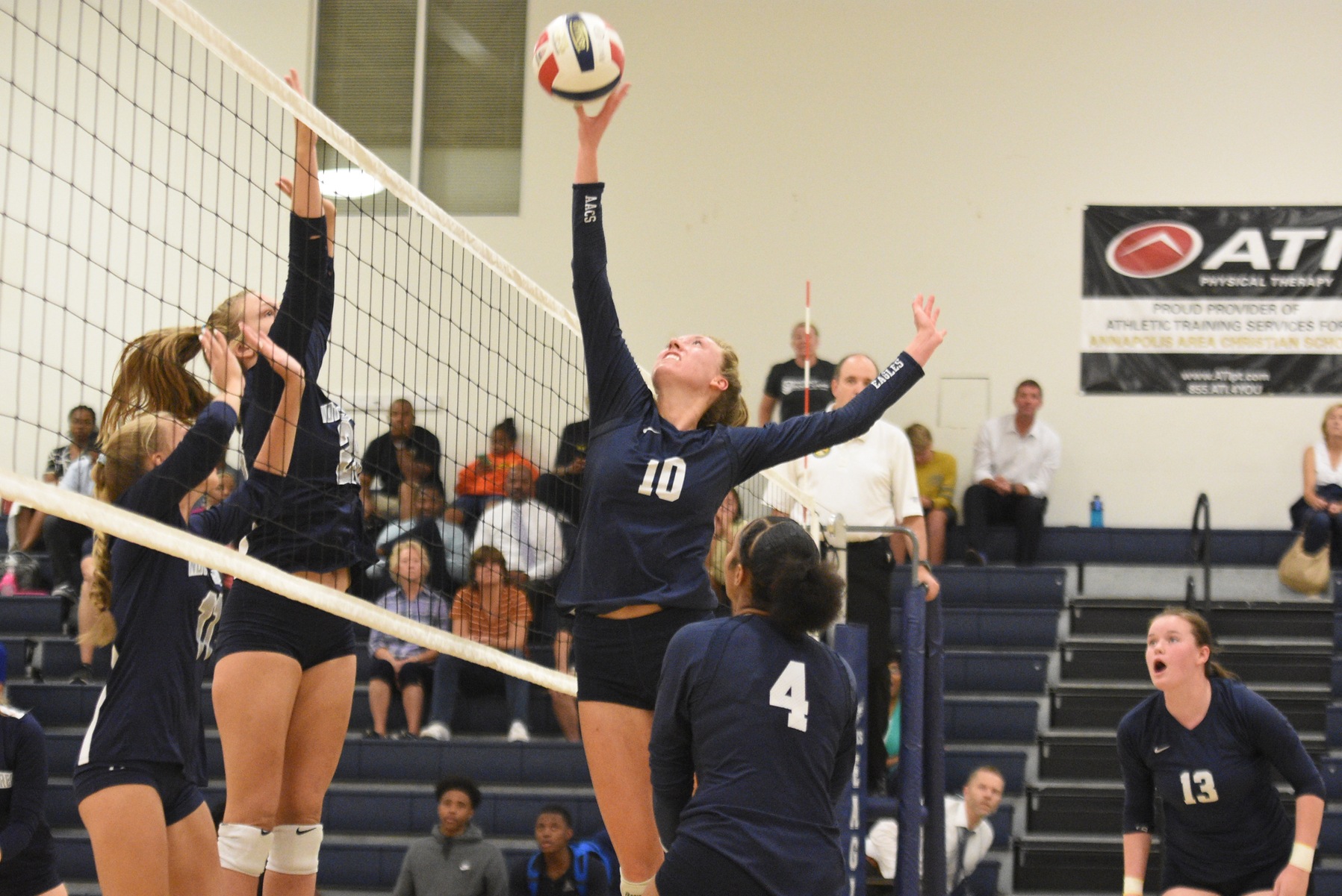Volleyball Takes Down John Carroll On Senior Day